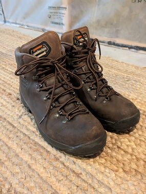 Zamberlan Dark Brown Leather Men's Trail Boots
